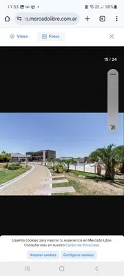 a computer screen with a picture of a beach at Terra Zion in Cordoba